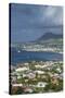 St. Kitts and Nevis, St. Kitts. Basseterre, morning-Walter Bibikow-Stretched Canvas