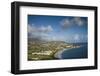 St. Kitts and Nevis, St. Kitts. Frigate Bay of the South Peninsula from Sir Timothy's Hill, morning-Walter Bibikow-Framed Photographic Print