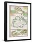 St. Kitts, Antigua and Bermuda, detail from a map of English Colonies in Caribbean-null-Framed Giclee Print