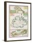 St. Kitts, Antigua and Bermuda, detail from a map of English Colonies in Caribbean-null-Framed Giclee Print