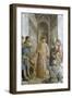 St Laurence Giving Alms to the Poor, Mid 15th Century-Fra Angelico-Framed Giclee Print