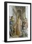 St Laurence Giving Alms to the Poor, Mid 15th Century-Fra Angelico-Framed Giclee Print