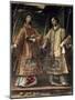 St. Lawrence and St. Stephen, 1580-Alonso Sanchez Coello-Mounted Giclee Print