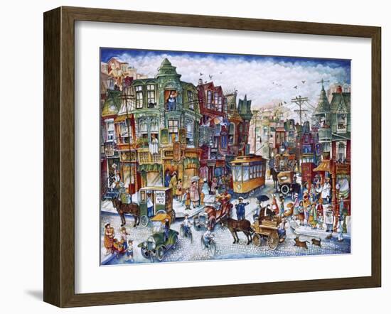 St. Lawrence Blvd (Montreal)-Bill Bell-Framed Giclee Print