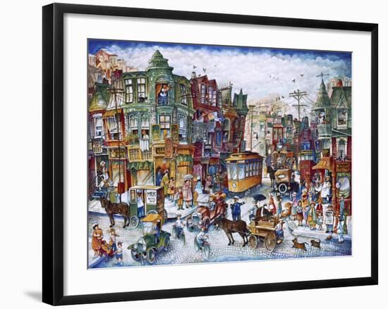 St. Lawrence Blvd (Montreal)-Bill Bell-Framed Giclee Print