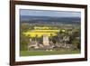 St. Lawrence Church and Oilseed Rape Fields-Stuart Black-Framed Photographic Print