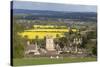 St. Lawrence Church and Oilseed Rape Fields-Stuart Black-Stretched Canvas