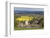 St. Lawrence Church and Oilseed Rape Fields-Stuart Black-Framed Photographic Print