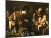 St. Lawrence Distributing the Treasures of the Church, c.1625-Bernardo Strozzi-Mounted Giclee Print