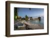 St. Lawrence Gap at dusk, Christ Church, Barbados, West Indies, Caribbean, Central America-Frank Fell-Framed Photographic Print