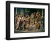 St Lawrence Giving Out Alms-Palma Il Giovane-Framed Giclee Print