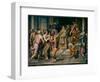 St Lawrence Giving Out Alms-Palma Il Giovane-Framed Giclee Print