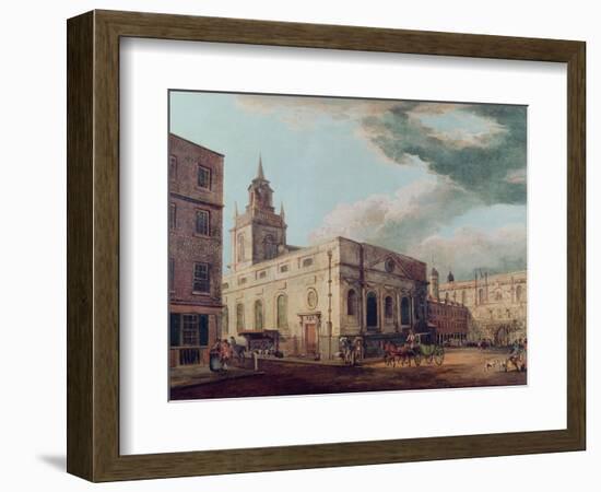 St. Lawrence Jewry and the Guildhall-Thomas Malton-Framed Giclee Print