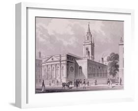 St Lawrence Jewry, London, C1830-James Tingle-Framed Giclee Print