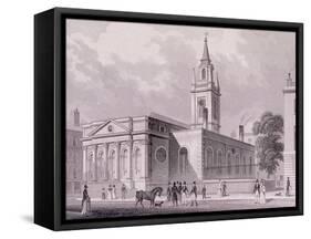 St Lawrence Jewry, London, C1830-James Tingle-Framed Stretched Canvas