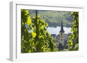 St. Lawrence's Church, Bremm, Rhineland-Palatinate, Germany, Europe-Ian Trower-Framed Photographic Print