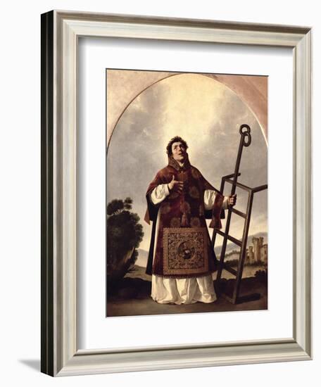 St. Lawrence-Francisco de Zurbarán-Framed Giclee Print