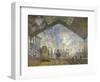 St. Lazare Station-Claude Monet-Framed Giclee Print