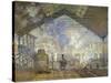 St. Lazare Station-Claude Monet-Stretched Canvas