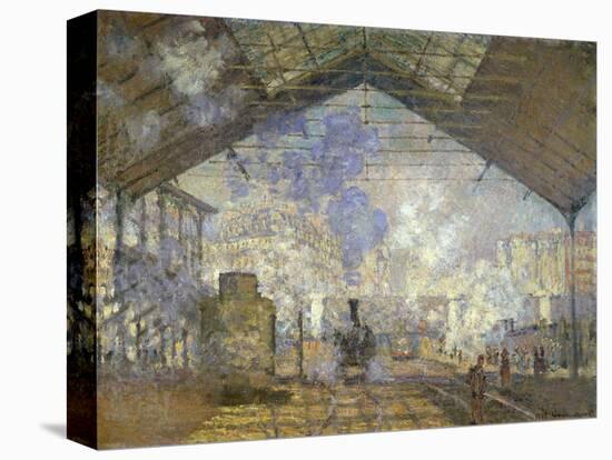 St. Lazare Station-Claude Monet-Stretched Canvas