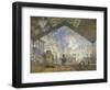 St. Lazare Station-Claude Monet-Framed Premium Giclee Print