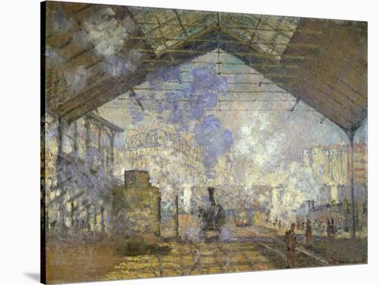 St. Lazare Station-Claude Monet-Stretched Canvas