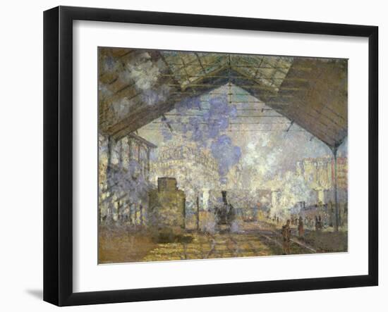 St. Lazare Station-Claude Monet-Framed Giclee Print