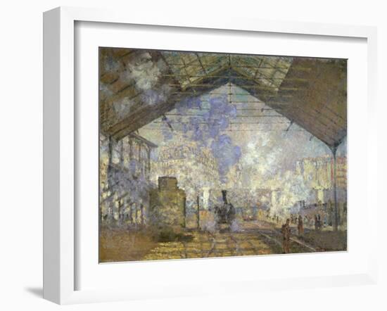 St. Lazare Station-Claude Monet-Framed Giclee Print