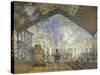 St. Lazare Station-Claude Monet-Stretched Canvas