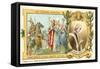 St Leo the Great Stops Attila the Hun's Conquest of Italy, 452-null-Framed Stretched Canvas