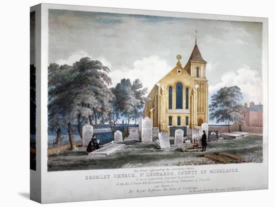 St Leonard's Church, Bromley-By-Bow, London, C1860-H Jones-Stretched Canvas