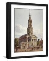 St Leonard's Church, Shoreditch, London, 1811-John Coney-Framed Giclee Print