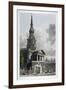 St Leonard's Church, Shoreditch, London, 1814-Thomas Hosmer Shepherd-Framed Giclee Print