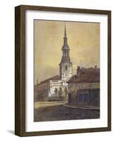 St Leonard's Church, Shoreditch, London, C1815-George Dance-Framed Giclee Print