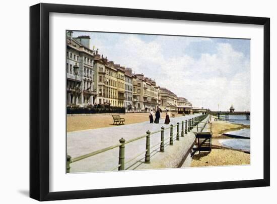 St Leonards, West Marina, from the Pier, C1900s-C1920S-null-Framed Giclee Print