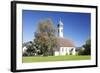 St. Leonhard Church, Froschhausen Near Murnau Am Staffelsee, Upper Bavaria, Bavaria, Germany-Markus Lange-Framed Photographic Print