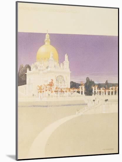 St. Leopold's, Church of the Steinhof Asylum (Kirche Am Steinhof), 1902-07-Otto Wagner-Mounted Giclee Print