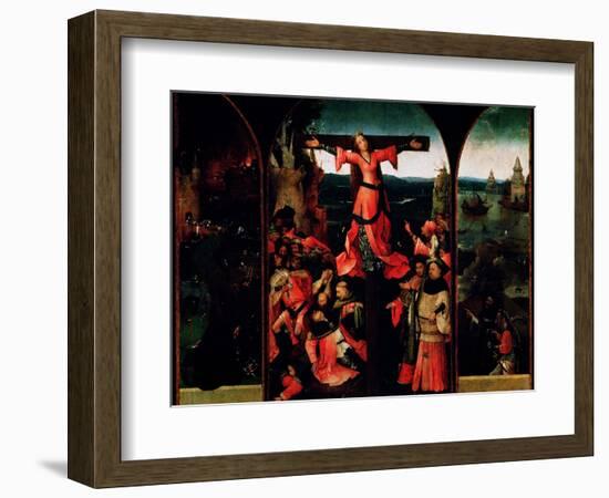 St. Liberata Triptych-Hieronymus Bosch-Framed Giclee Print