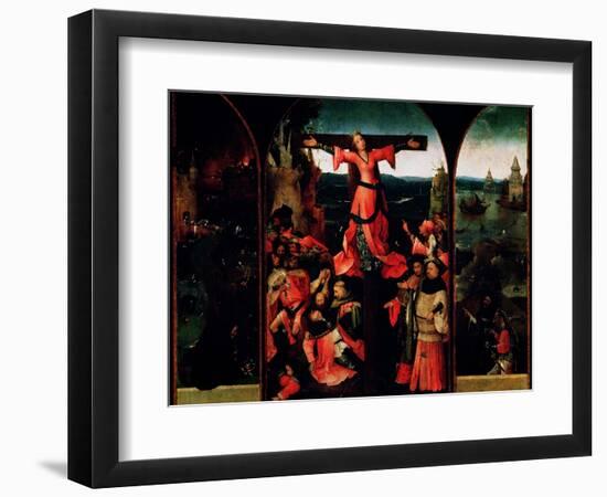 St. Liberata Triptych-Hieronymus Bosch-Framed Giclee Print