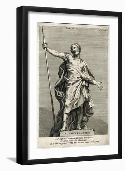 St Longinus, Martyr, 1696-H Frezza-Framed Art Print