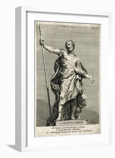 St Longinus, Martyr, 1696-H Frezza-Framed Art Print