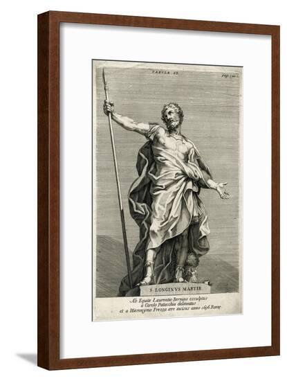 St Longinus, Martyr, 1696-H Frezza-Framed Art Print