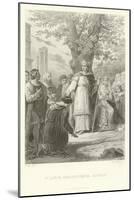 St Louis Administering Justice-Alphonse Marie de Neuville-Mounted Giclee Print