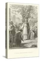 St Louis Administering Justice-Alphonse Marie de Neuville-Stretched Canvas