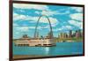 St. Louis Arch and Mississippi River-null-Framed Art Print