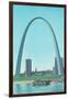 St. Louis Arch and Mississippi River-null-Framed Art Print