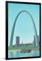 St. Louis Arch and Mississippi River-null-Framed Art Print