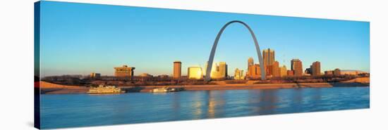 St. Louis Arch and Skyline-null-Stretched Canvas