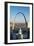 St. Louis arch with Old Courthouse and Mississippi River, MO-null-Framed Premium Photographic Print