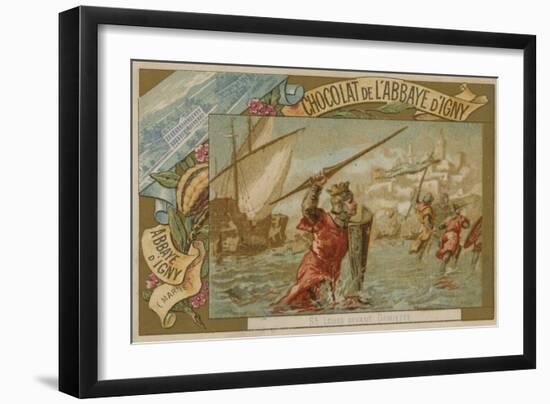 St Louis at Damietta-null-Framed Giclee Print